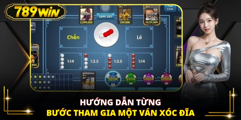 Hướng dẫn từng bước tham gia một ván Xóc đĩa